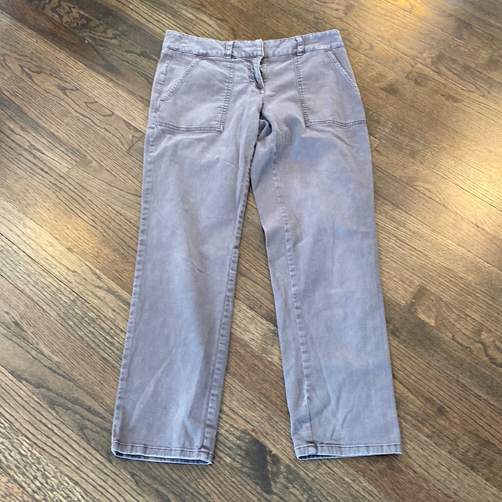 LOFT Slate Straight Leg Pants